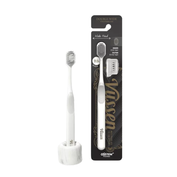 brosse à dents double wide vussen blanche Brosse à dents Vussen Double-Wide
