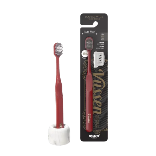 brosse à dents double wide vussen rouge Brosse à dents Vussen Double-Wide